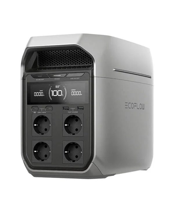 EcoFlow Delta 3 PLUS EU Portable Power Station 1kWh LiFePO4 1800W Output/1000W PV Input 5016201002