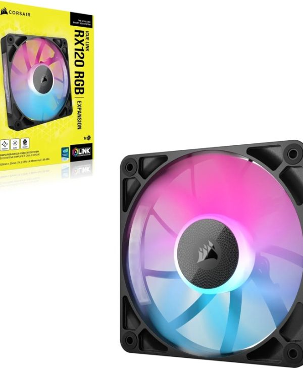 Corsair RX Series RX120 RGB 12cm Fan iCue Link Black CO-9051017-WW