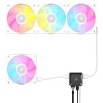 Corsair RX Series RX120 RGB 12cm Fan iCue Link White Triple Pack CO-9051022-WW - Image 11