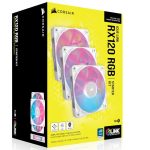 Corsair RX Series RX120 RGB 12cm Fan iCue Link White Triple Pack CO-9051022-WW - Image 17