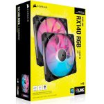 Corsair RX Series RX140 RGB 14cm Fan iCue Link Black Dual Pack CO-9051020-WW - Image 16
