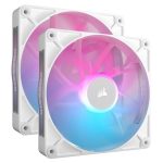 Corsair RX Series RX140 RGB 14cm Fan iCue Link White Dual Pack CO-9051024-WW - Image 2