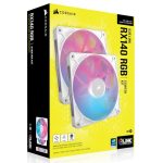 Corsair RX Series RX140 RGB 14cm Fan iCue Link White Dual Pack CO-9051024-WW - Image 16