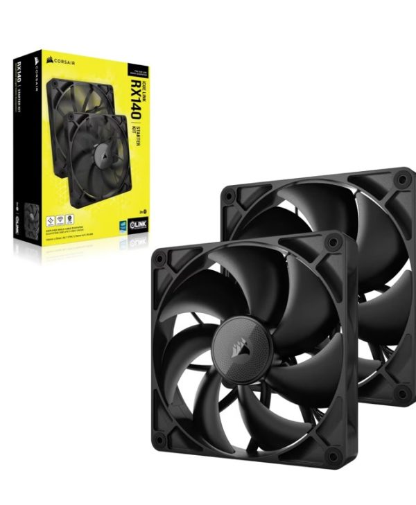 Corsair RX Series RX140 14cm Fan iCue Link Black Dual Pack CO-9051012-WW