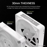 Corsair RX Series RX140 Max RGB 14cm Fan iCue Link White CO-9051039-WW - Image 12