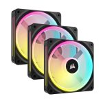 Corsair QX Series QX120 12cm Fan iCue Link Black Triple Pack CO-9051002-WW - Image 2