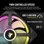 Corsair QX Series QX120 12cm Fan iCue Link Black Triple Pack CO-9051002-WW - Image 17