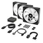 Corsair QX Series QX120 12cm Fan iCue Link Black Triple Pack CO-9051002-WW - Image 18