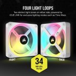 Corsair QX Series QX120 12cm Fan iCue Link White CO-9051005-WW - Image 12
