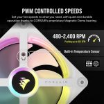 Corsair QX Series QX120 12cm Fan iCue Link White CO-9051005-WW - Image 13