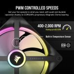 Corsair QX Series QX140 14cm Fan iCue Link Black CO-9051003-WW - Image 15