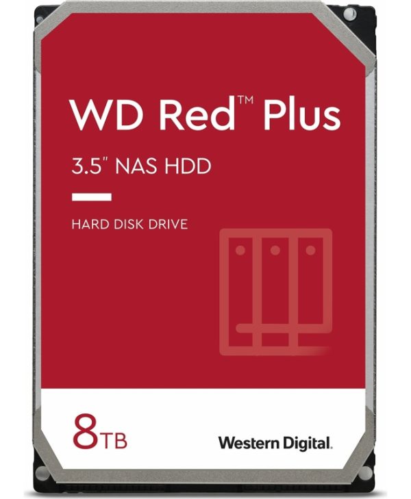 Western Digital Red Plus 8TB 3.5" Sata III 256MB Cashe WD80EFPX