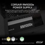 Corsair RM1000e (2025) 1000W 12cm Fan Fully Modular 80+ Gold PCIe 5.1 Black CP-9020297-EU - Image 9