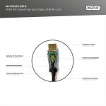 Digitus Cable (Fiber O.) HDMI 2.0b Male/Male 15m Black AK-330125-150-S - Image 4