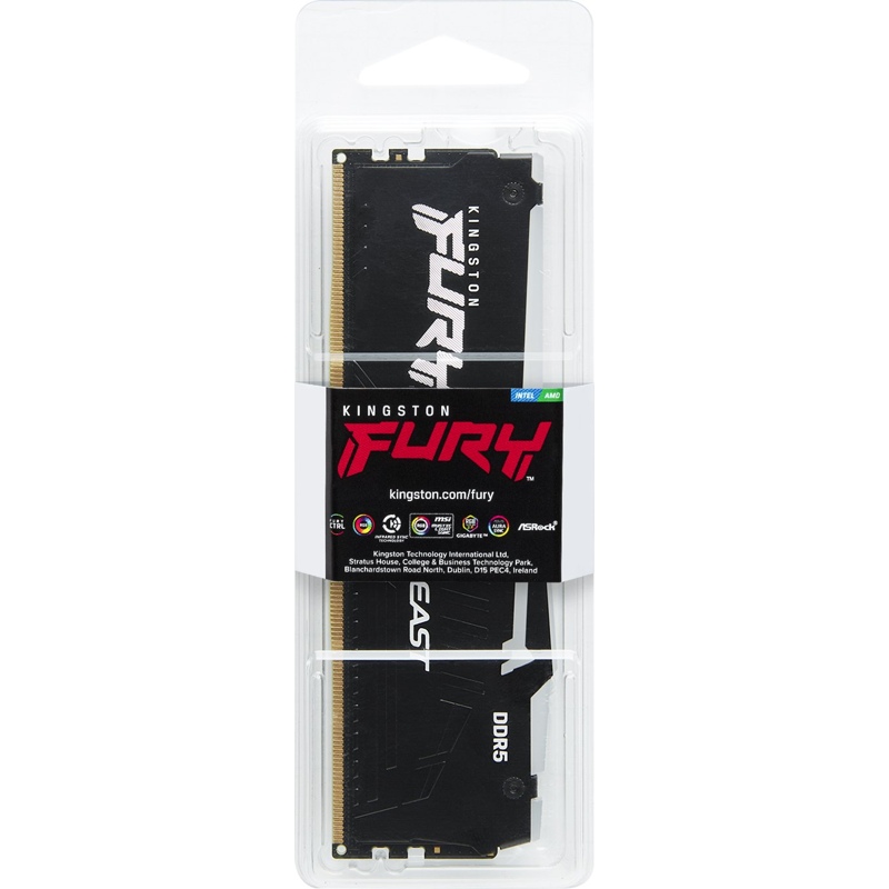 1 Kingston FURY Beast RGB 16GB 6000MT/s CL30 DDR5 Black EXPO KF560C30BBEA-16 - Image 1