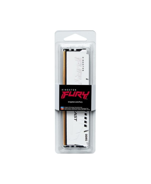 Kingston FURY Beast 16GB 6400MT/s CL32 DDR5 White EXPO KF564C32BWE-16