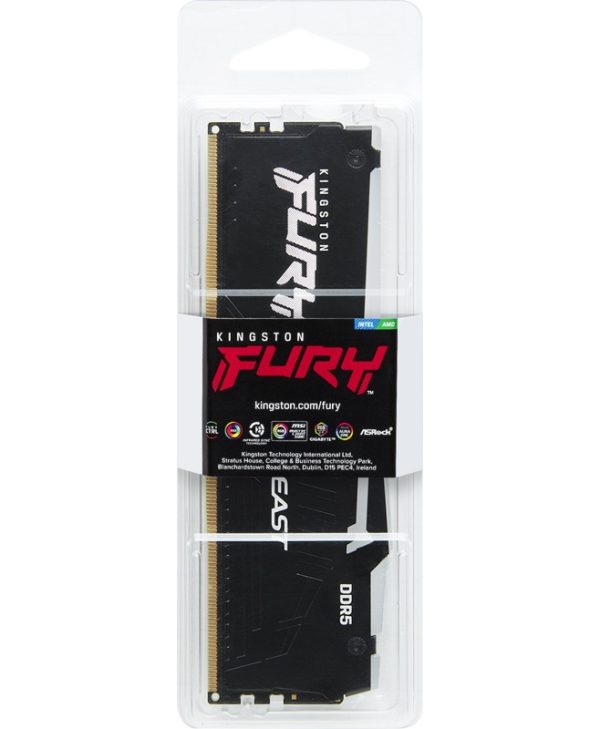 Kingston FURY Beast RGB 32GB 6400MT/s CL32 DDR5 Black EXPO KF564C32BBEA-32