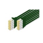 Digitus S/FTP RJ45 Cat.6a LSZH Snagless 0.5m Green 10pcs DK-1644-A-005-G-10 - Image 2