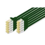 Digitus S/FTP RJ45 Cat.6a LSZH Snagless 1m Green 10pcs DK-1644-A-010-G-10 - Image 2