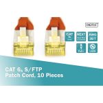 Digitus S/FTP RJ45 Cat.6a LSZH Snagless 1m Red 10pcs DK-1644-A-010-R-10 - Image 4