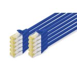 Digitus S/FTP RJ45 Cat.6a LSZH Snagless 2m Blue 10pcs DK-1644-A-020-B-10 - Image 2