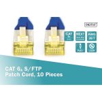 Digitus S/FTP RJ45 Cat.6a LSZH Snagless 2m Blue 10pcs DK-1644-A-020-B-10 - Image 4