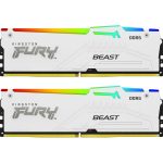 Kingston FURY Beast RGB 32GB (2 x 16GB) 6800MT/s CL34 DDR5 White EXPO KF568C34BWEAK2-32 - Image 2