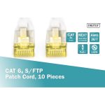 Digitus S/FTP RJ45 Cat.6a LSZH Snagless 5m Grey 10pcs DK-1644-A-050-10 - Image 4
