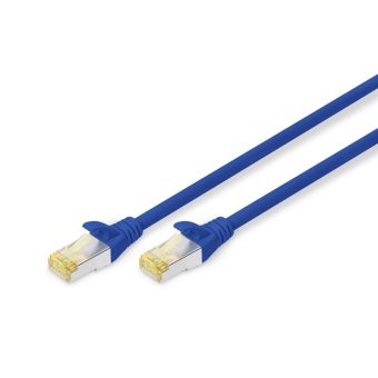 Digitus S/FTP RJ45 Cat.6a LSZH Snagless 0.25 m Blue  DK-1644-A-0025/B