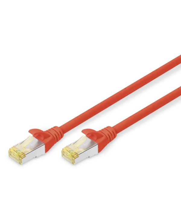 Digitus S/FTP RJ45 Cat.6a LSZH Snagless 7 m Red DK-1644-A-070/R