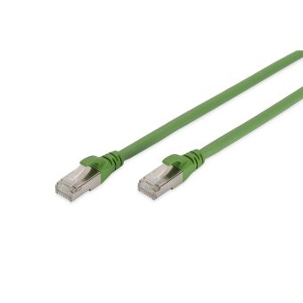 Digitus S/FTP RJ45 Cat.6a PUR(TPU) Snagless 2 m Green DK-1644-A-PUR-020