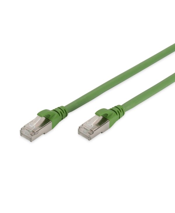 Digitus S/FTP RJ45 Cat.6a PUR(TPU) Snagless 2 m Green DK-1644-A-PUR-020