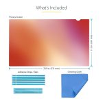 StarTech Gold Monitor Privacy Screen for 24″ 16:9 Display - Reversible Filter - Glossy Computer Security Filter - Removable Screen Protector - +/- 30 Degrees 2469G-PRIVACY-SCREEN - Image 6