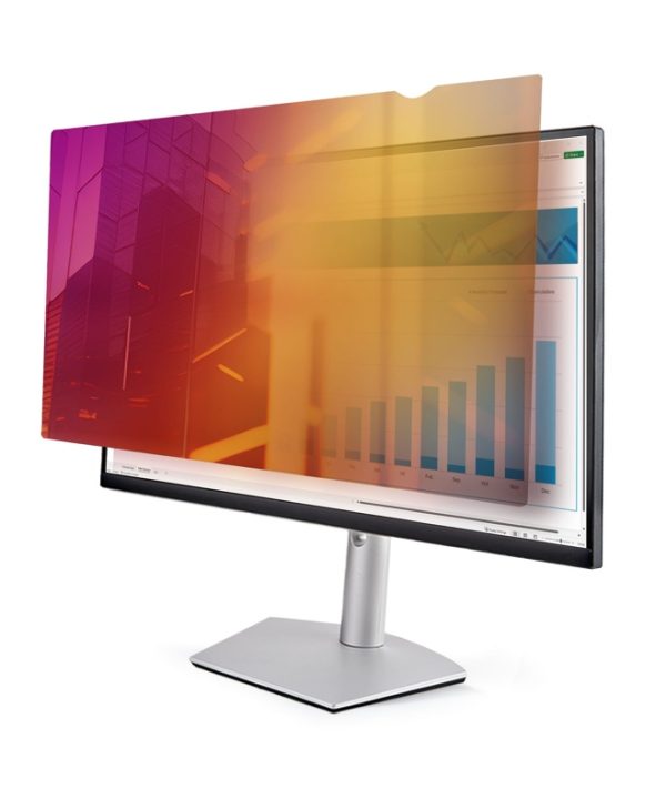 StarTech Gold Monitor Privacy Screen for 27″ 16:9 Display – Security Filter – Removable Screen Protector - Reversible Filter - +/- 30 Degrees 2769G-PRIVACY-SCREEN