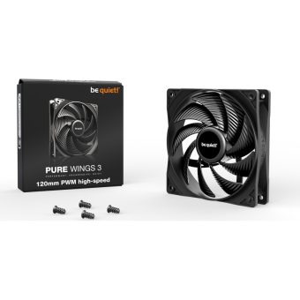 Be Quiet! Pure Wings 3 120mm PWM High-Speed Black BL106