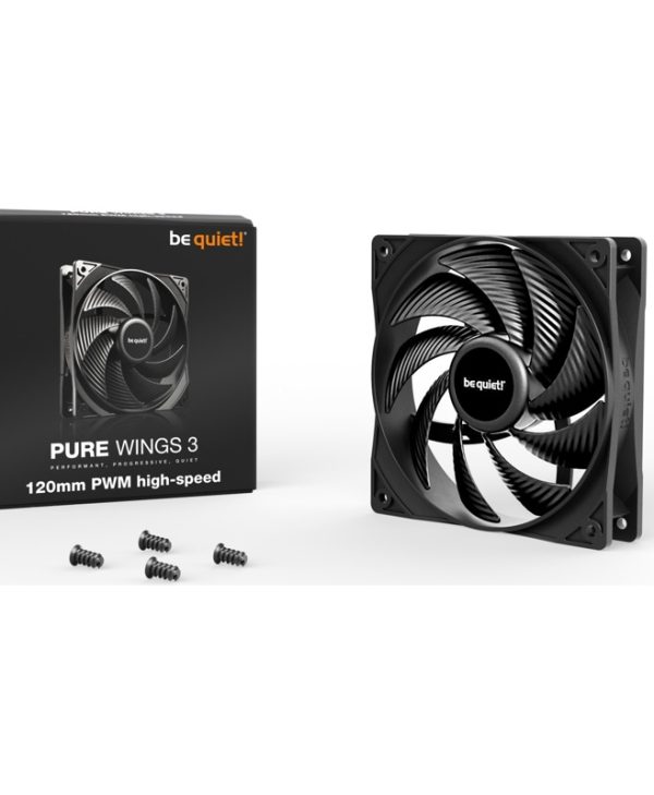 Be Quiet! Pure Wings 3 120mm PWM High-Speed Black BL106