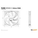 Be Quiet! Pure Wings 3 120mm PWM White BL110 - Image 6