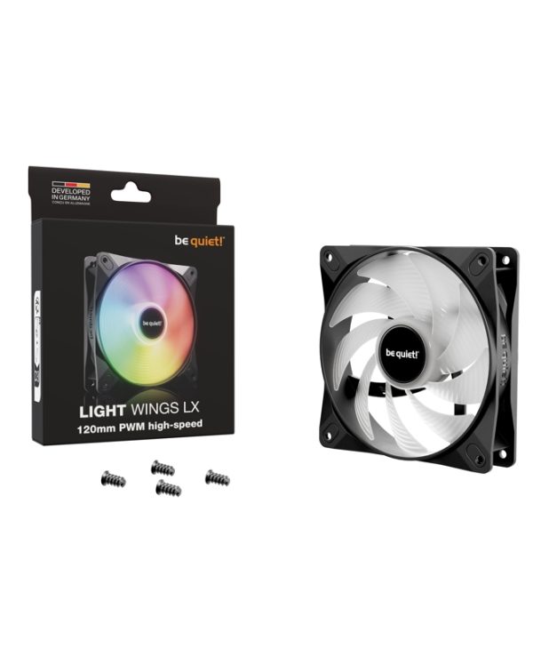 Be Quiet! Light Wings LX 120mm PWM High-Speed Black BL123