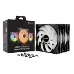 Be Quiet! Light Wings LX 140mm PWM High-Speed Black Triple Pack BL130