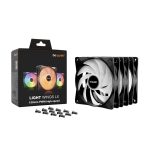 Be Quiet! Light Wings LX 120mm PWM High-Speed Black Triple Pack BL124