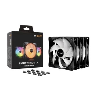 Be Quiet! Light Wings LX 120mm PWM Black Triple Pack BL121