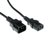 ACT Power Cable C13 Female - C14 Male 0.30 m Black AK5164
