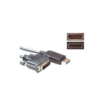 ACT DisplayPort Male - DVI Male  Converter Cable 1.80 m Black AK3995