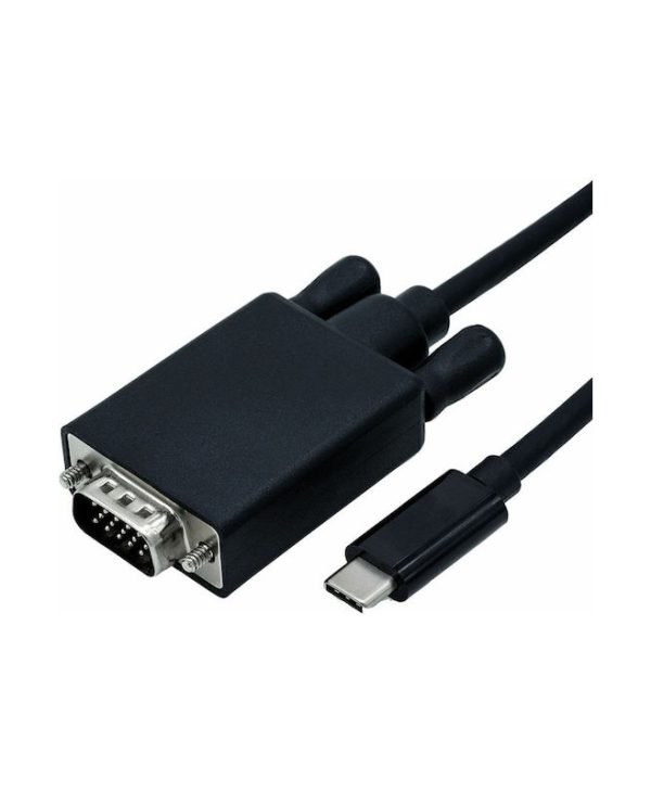 Roline Cable USB 3.1 Type-C Male to VGA Male black 3m11.04.5822-10