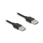 DELOCK EASY-USB Type-A Male - EASY-USB Type-A Male 0.50 m - 0.80 m Black 90124 - Image 2