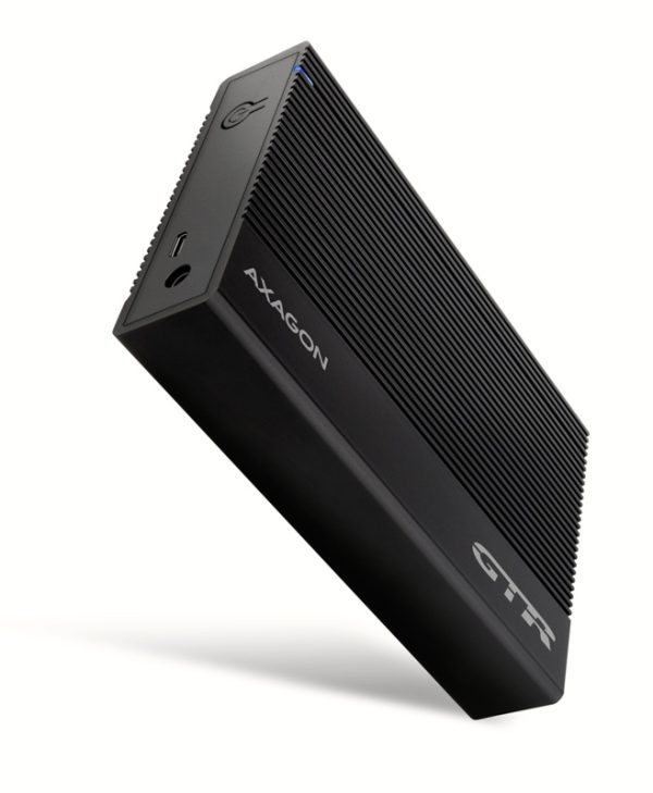 Axagon External 3.5  Enclosure  USB 3.2 Type-C SATA III Black EE35-GTR
