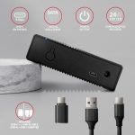 Axagon External 3.5  Enclosure  USB 3.2 Type-C SATA III Black EE35-GTR - Image 5