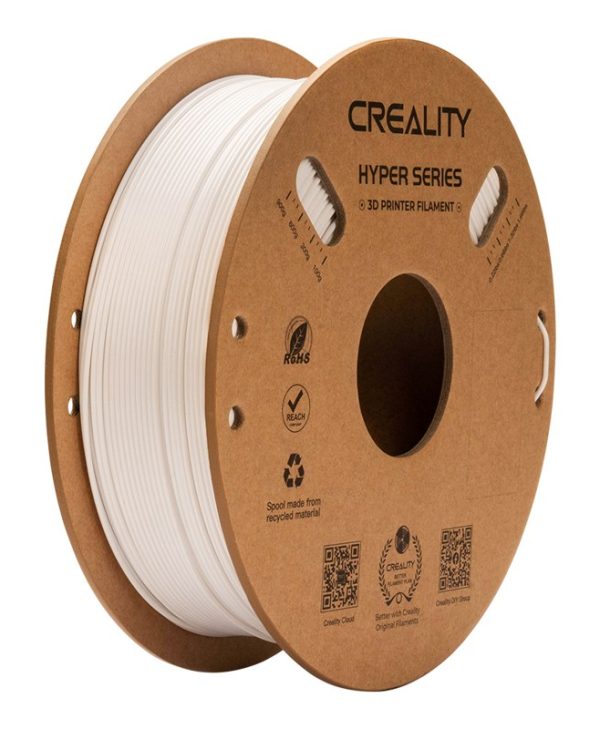 Creality 3D Printer Filament Hyper-PETG Fast Print Chemical Sunlight Resist. 1.75mm 1Kg White 3301030040
