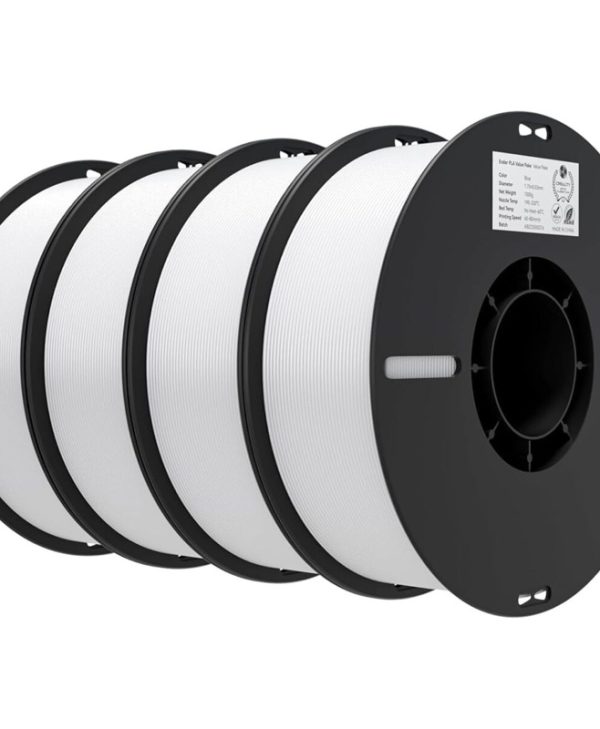 Creality 3D Printer Filament EN-PLA Ender Filament Value Pack 1.75mm 4Kg White 3301010475