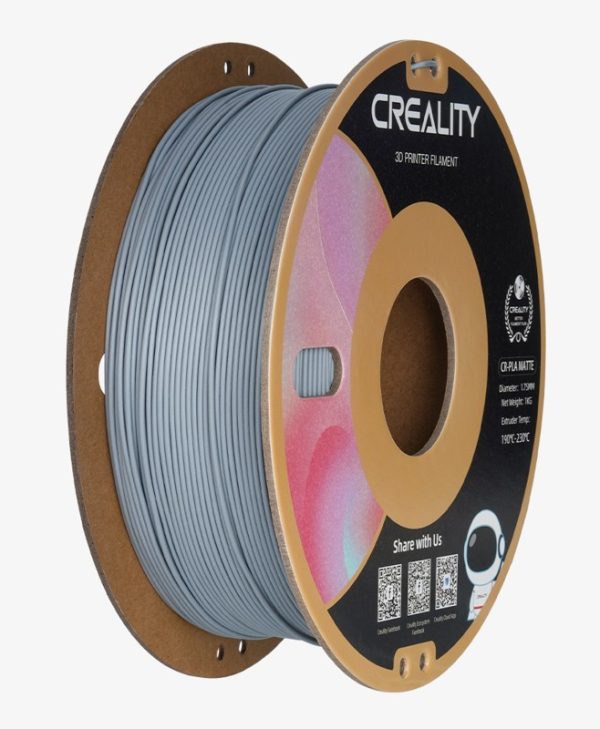 Creality 3D Printer Filament CR-PLA Matte 1.75mm 1Kg Grey 3301010299